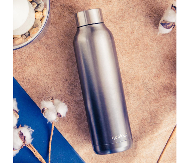 QUOKKA Butelka termiczna Solid ze stali nierdzewnej 630 ml (Umbra) - 1460768 - zdjęcie 3